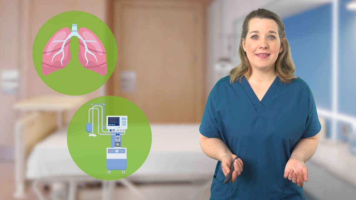 Vorschaubild zum Kurs: Empfehlung zur Prävention der nosokomialen beatmungsassoziierten Pneumonie