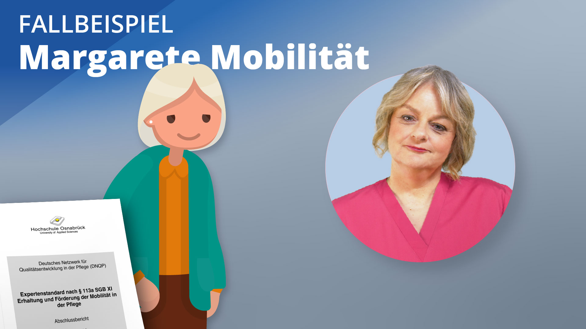 Vorschaubild zum Kurs: Erhaltung und Förderung der Mobilität: Fallbeispiel Margarete Mobilität