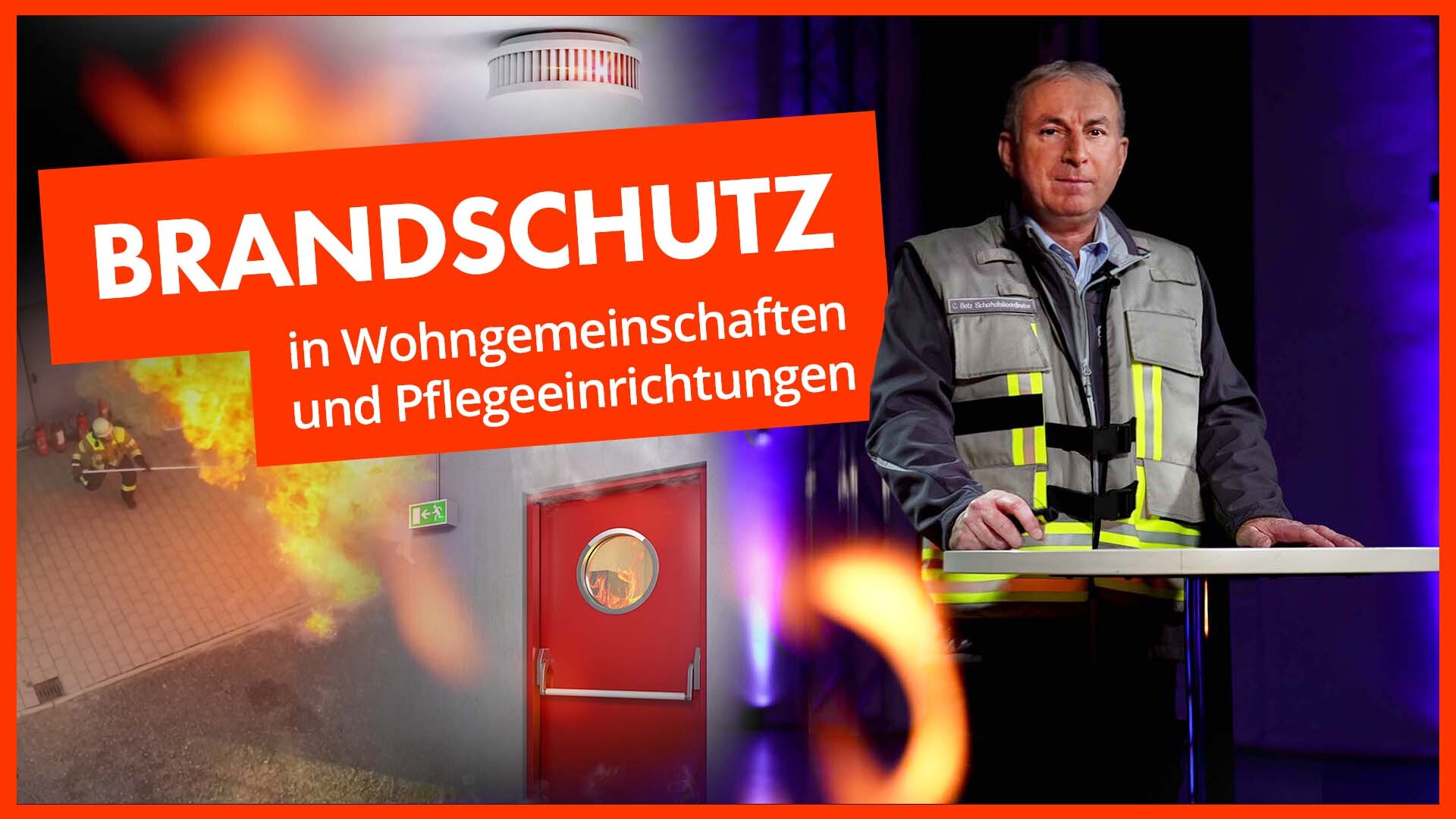 Brandschutz: Vorbeugende und organisatorische Maßnahmen für Wohngemeinschaften und stationäre Pflegeeinrichtungen