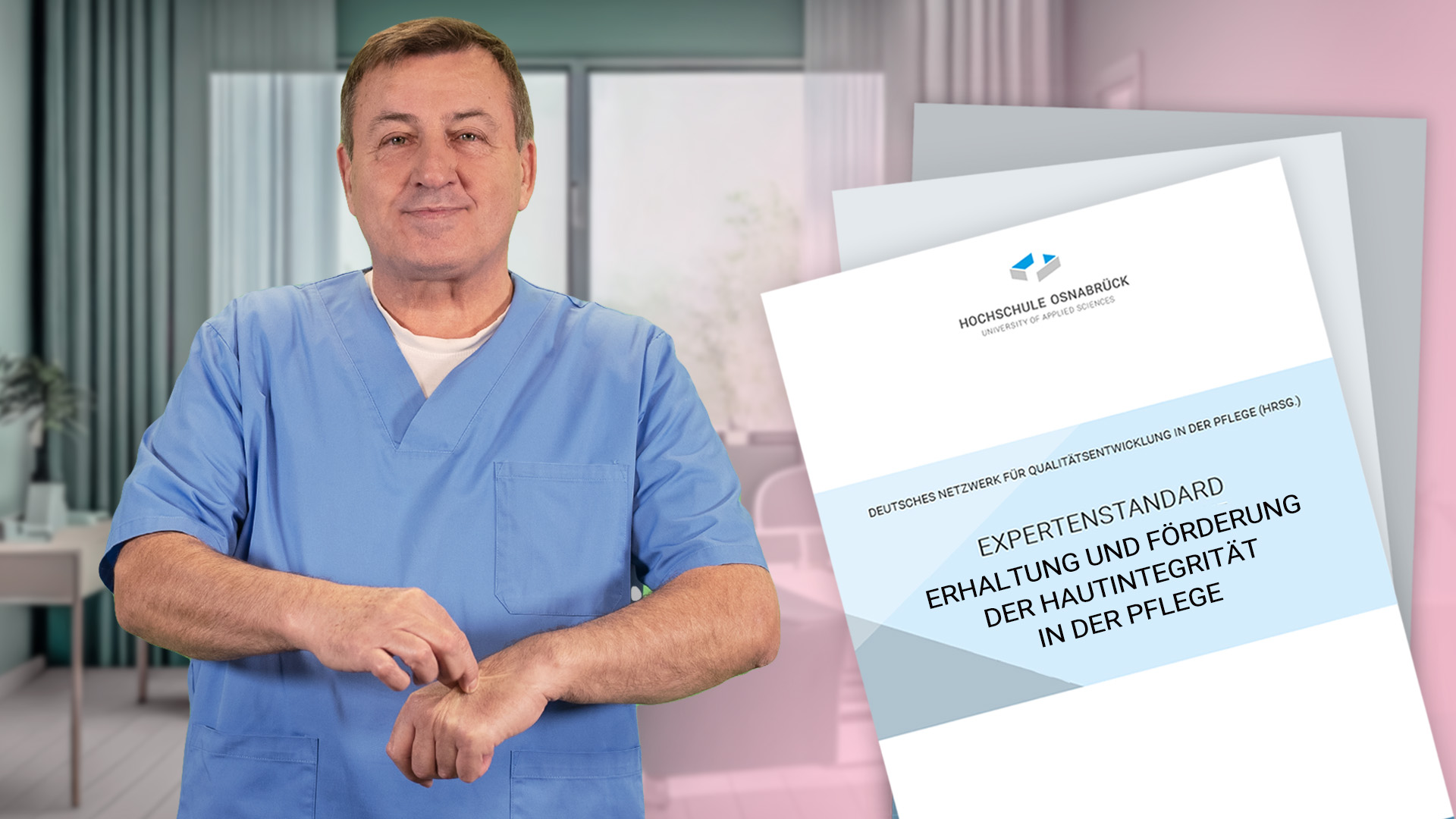 Vorschaubild zum Kurs: Expertenstandard Erhaltung und Förderung der Hautintegrität in der Pflege