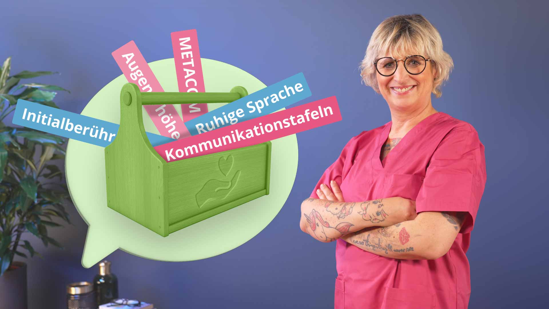 Vorschaubild zum Kurs: Arbeit mit Menschen mit Behinderung in der Pflege