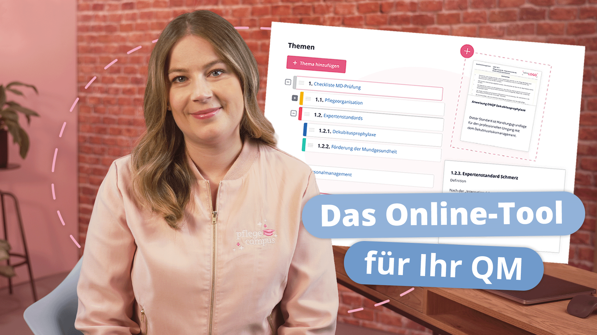 Vorschaubild zum Kurs: Pflegecampus Professionell: Das Online-Tool für Ihr QM