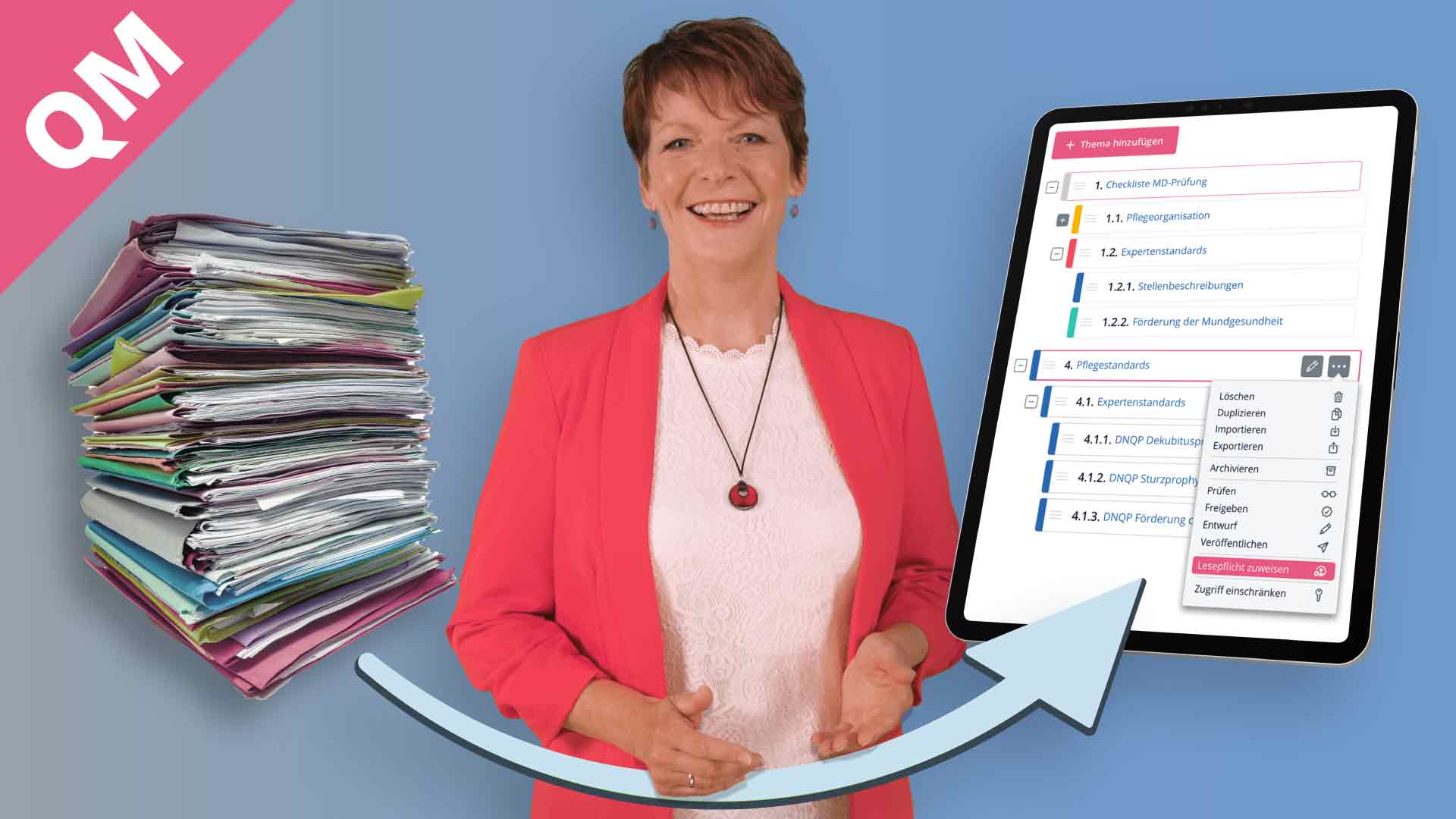 Vorschaubild zum Kurs: QM - entbürokratisieren und digitalisieren