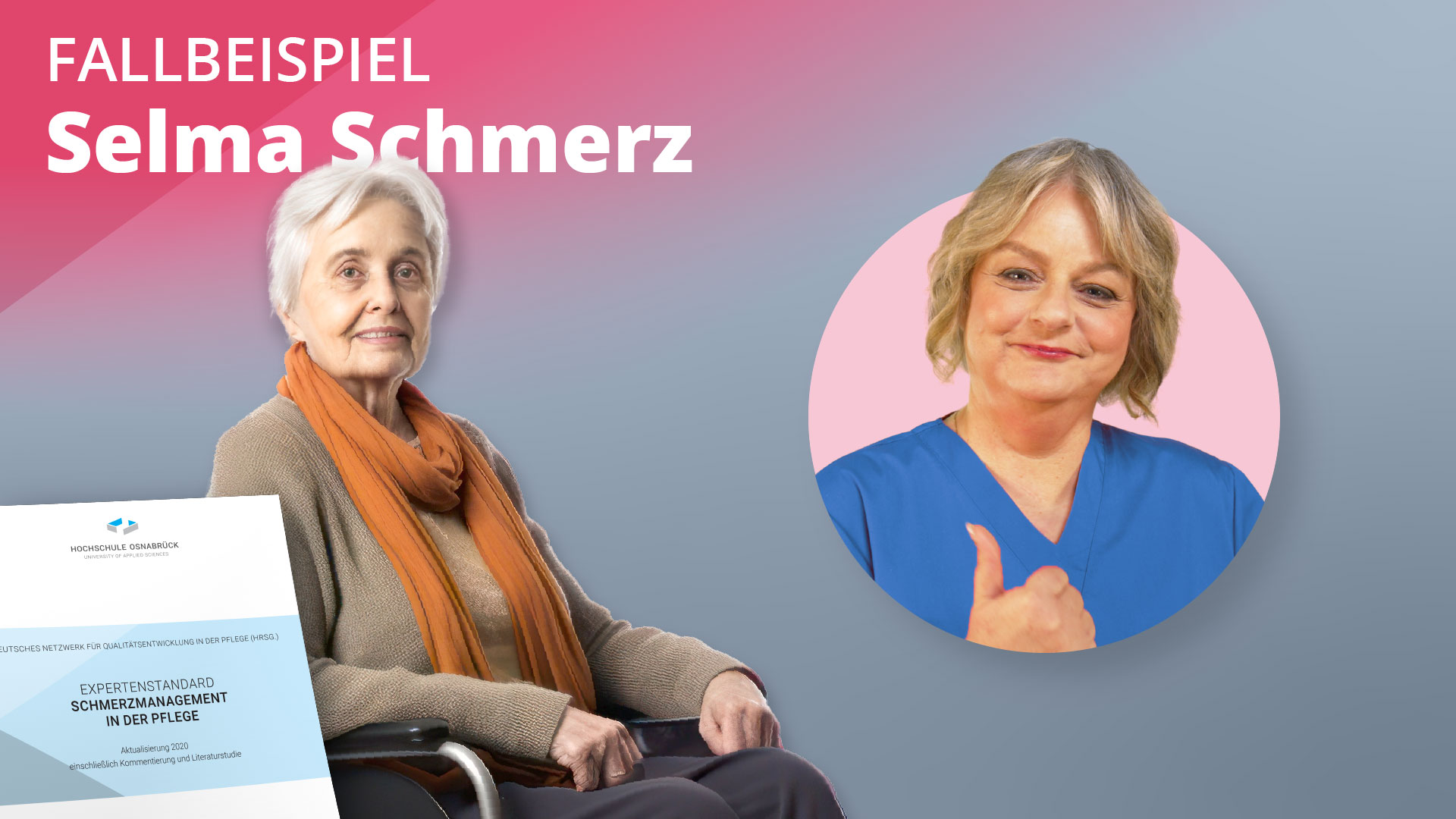 Vorschaubild zum Kurs: Expertenstandard Schmerzmanagement in der Pflege am Fallbeispiel Selma Schmerz