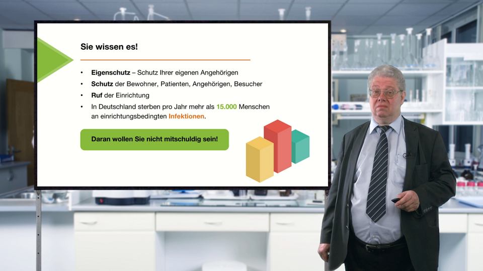 Vorschaubild zum Kurs: Hygiene in der Pflege (nach RKI-Richtlinien)